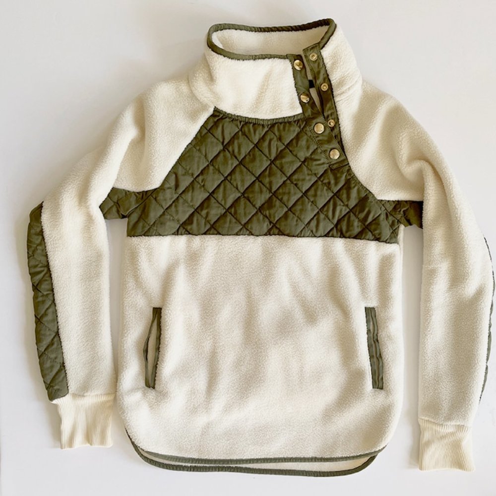 ABERCROMBIE & FITCH Fleece Pullover, XS